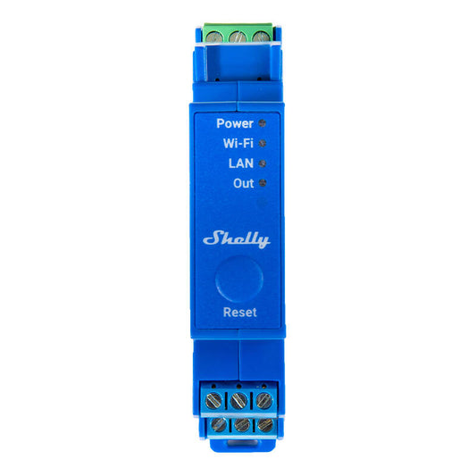 DIN Rail Smart Switch Shelly Pro 1 with dry contacts, 1 channe;_0