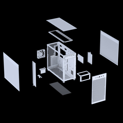 ASUS PRIME AP303 Mesh Midi Tower Blanco_13