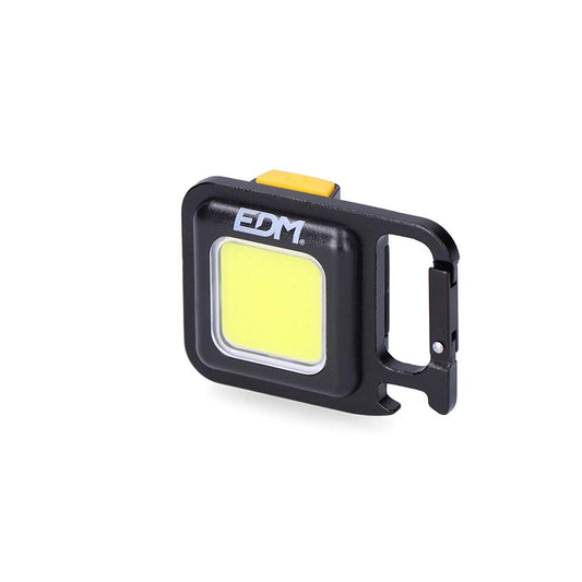 Lanterna porta-chaves multifuncional cob 6 w, tamanho 45 x 21,5 x 62 mm_0