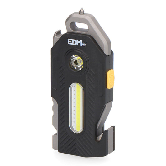 Lanterna de seguranÃ§a 6 em 1 7w + 2,5w 400lm 2 leds 300mah_0