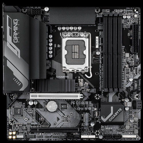 Placa Mãe GIGABYTE B760M GAMING X WIFI6E GEN5 / Preto / LGA 1700 micro ATX_1