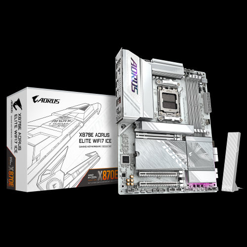Mainboard GIGABYTE X870E AORUS ELITE WIFI7 ICE / Branco_0