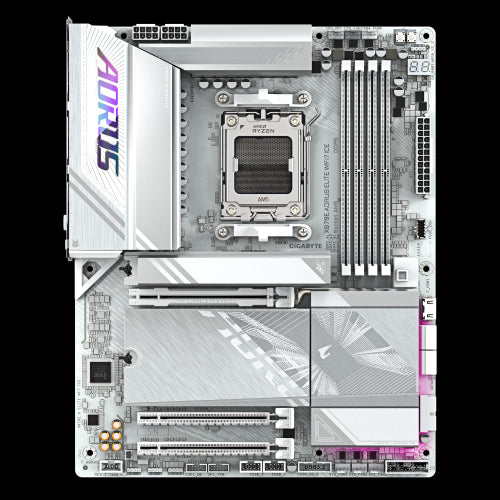 Mainboard GIGABYTE X870E AORUS ELITE WIFI7 ICE / Branco_1