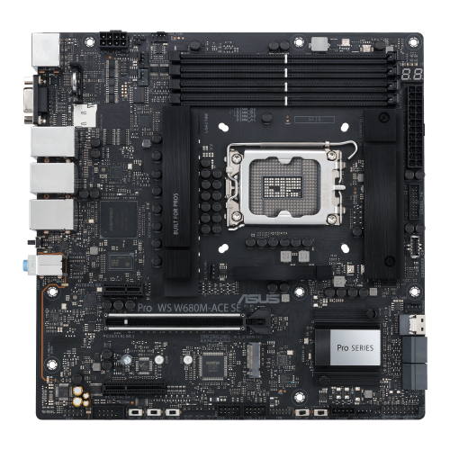 Mainboard ASUS PRO WS W680M-ACE SE / Preto / 90MB1FA0-M0EAY0_0