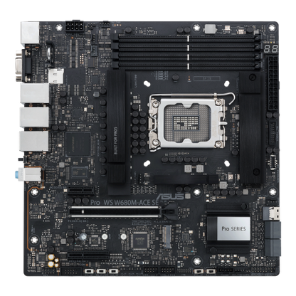 Mainboard ASUS PRO WS W680M-ACE SE / Preto / 90MB1FA0-M0EAY0_0