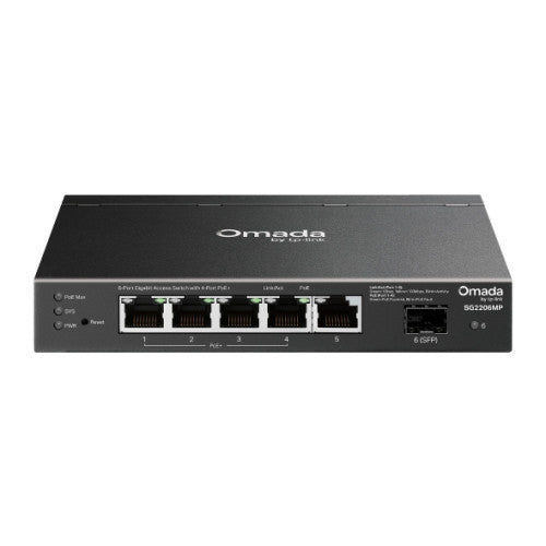 Switch TP-Link Omada SX3832MPP / Preto / Gestão L2+ 10G Ethernet PoE DIN Rail_0