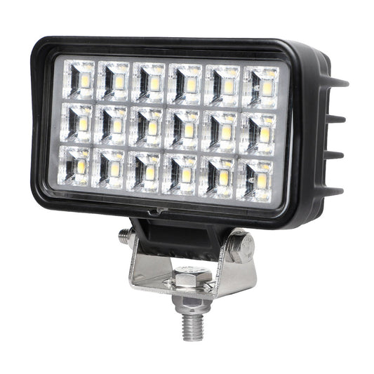 Foco de trabalho retangular com 18 leds; 1500 im; 9-32v; ip67_0