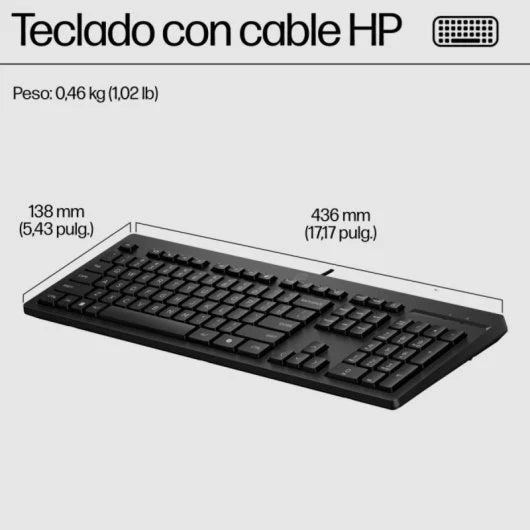 HP Teclado con cable USB 125 G2_1