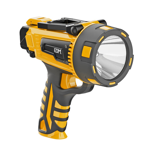 Luz portÃ¡til led com bateria 10w 1000/400lm/flash/sos 2x2200mah_0