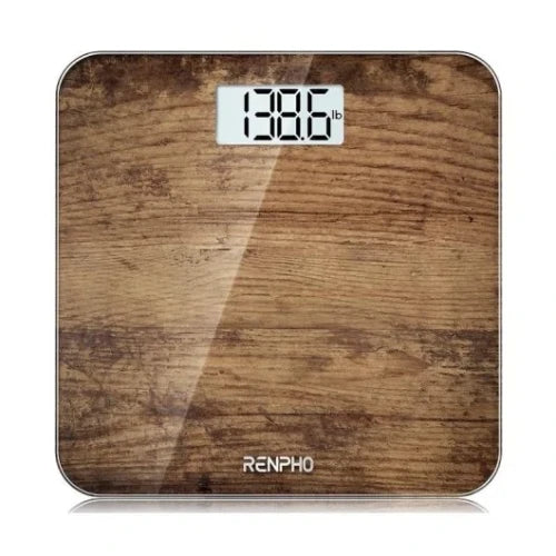 RENPHO CORE 1S - BODY WEIGHT SCALE - LARGE SCREEN - 3AAA - 10.2X10.2X0.87INCH - BROWN_0