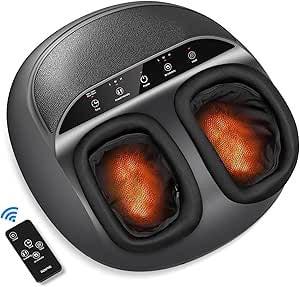 RENPHO  SHIATSU FOOT MASSAGER - COMPACT - WITH REMOTE CONTROL - BLACK_0