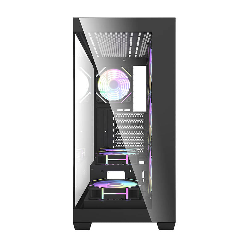 Darkflash DS900 computer case (black) + 7 ARGB fans_3