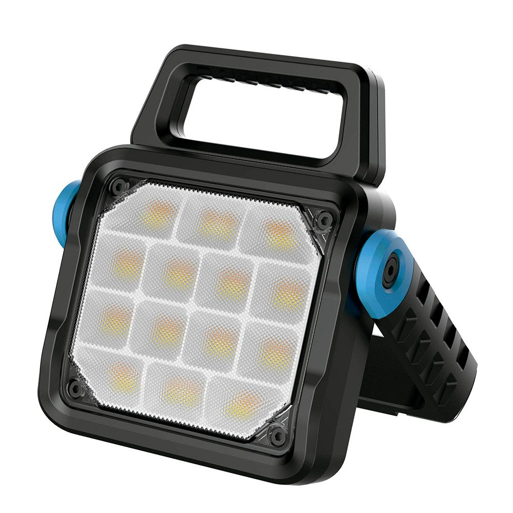 Projetor led profissional de trabalho fp-40 recarregÃ¡vel, 4cct, 60 w, 6500 lm, 8000 mah, 224 x 53 x 245 mm_0