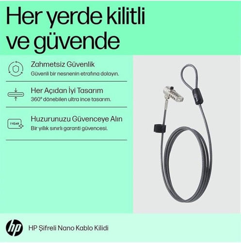 HP Bloqueo de cable con combinaciÃ³n Nano_0