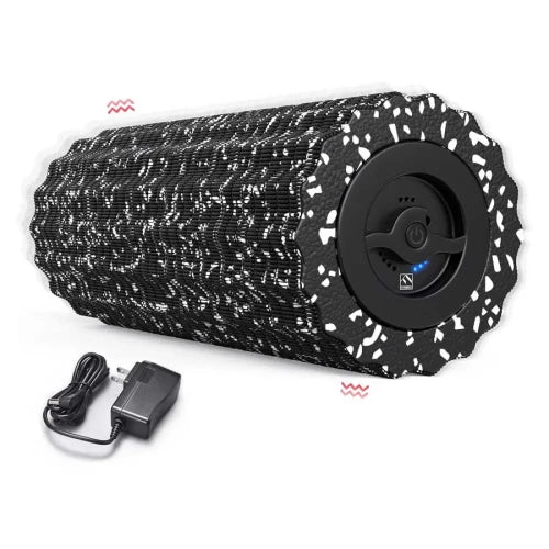 RENPHO VIBRATING FOAM ROLLER 5-SPEED, NEXT GENERATION ELECTRIC FOAM ROLLER FOR MUSCLE RECOVERY, FITNESS DEEP TISSUE TRIGGER FOAM ROLLER FOR POST-WOR_0
