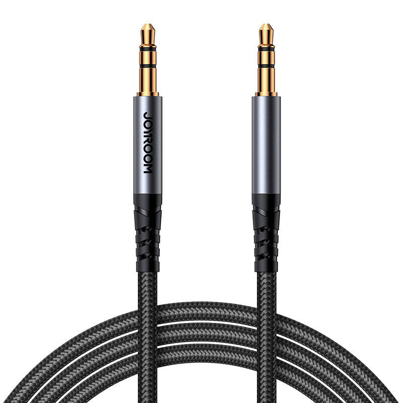 Joyroom SY-A09 AUX cable 3.5mm mini jack to 3.5mm mini jack, braided, 1.2m (black)_0