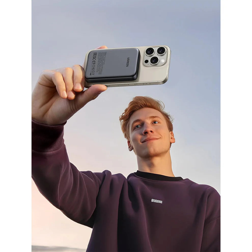 UGREEN UGREEN 10000MAH MAGNETIC WIRELESS POWER BANK SPACE GRAY_0