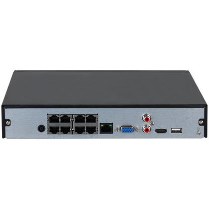 (DHI-NVR2108HS-8P-4KS3) DAHUA GRABADOR IP SERIE 2, 8 CANALES, 8 POE, 1HDD I/O 2/1_2
