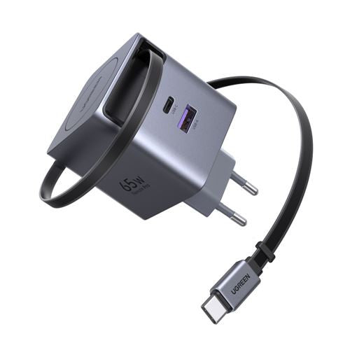 UGREEN 45W 1C1A GAN FAST CHARGER WITH RETRACTABLE USB-C CABLE_0