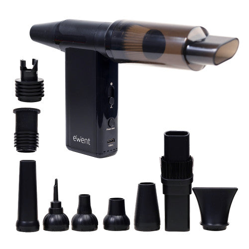 EWENT PISTOLA DE AIRE COMPRIMIDO 8 VELOCIDADES, ASPIRADOR, BOMBA DE VACIO E INFLADOR (180000 RPM)_0
