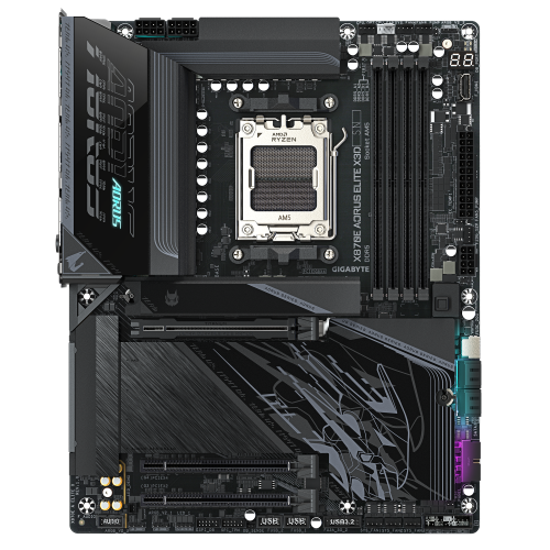 Mainboard GIGABYTE X870E AORUS ELITE X3D / Preto_1