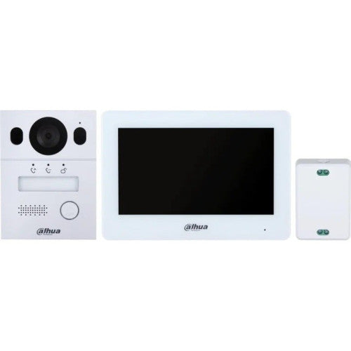 (DHI-KTX01(S)/DHI-VTO2003F/DHI-VTH5123H-W-S2) DAHUA KIT VIDEOPORTERO PARA INSTALACION EN SUPERFICIE, 2 HILOS, IP65, IK07_0