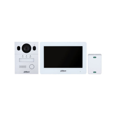 (DHI-KTX01(F)/DHI-VTO2003F/DHI-VTH5123H-W-S2) DAHUA KIT VIDEOPORTERO PARA INSTALACION EMPOTRADA, 2 HILOS, IP65, IK07_0