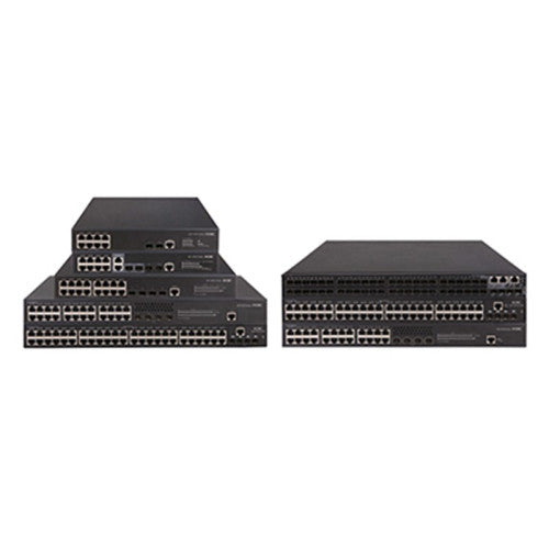 Switch H3C S5130S-28F-EI / Preto / 24 Portas 100/1000BASE-X + 8 Combo 10/100/1000BASE-T + 4 SFP Plus 1G/10GBASE-X_0