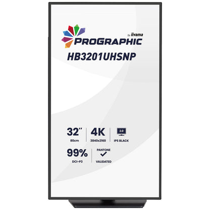 MONITOR IIYAMA, 31.5 PULGADAS, 80 CM, IPS PANEL TECHNOLOGY LED, 3840X2160, 60HZ_2