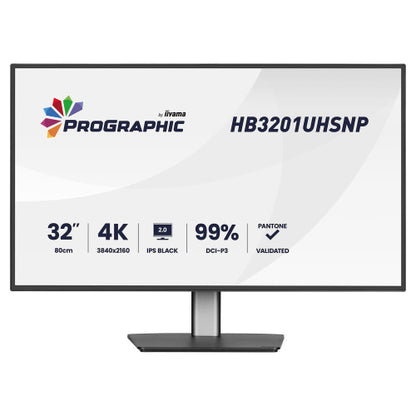 MONITOR IIYAMA, 31.5 PULGADAS, 80 CM, IPS PANEL TECHNOLOGY LED, 3840X2160, 60HZ_3