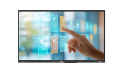 (NEW) PHILIPS EDUCATION 65" E-LINE, UHD, ANDROID 14, IR 40 TOUCH, USB-C, NFC, HDMI OUT, WIRESS SCREEN SHARING, WAVE (65BDL4252E/00)_0