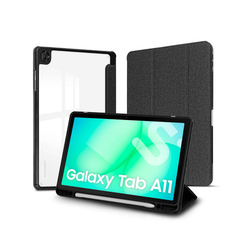 Funda Subblim Clear Shock Case para Samsung A11 8.7"/ Negra_2