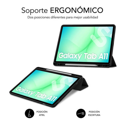 Funda Subblim Clear Shock Case para Samsung A11 8.7"/ Negra_4