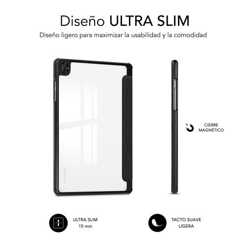 Funda Subblim Clear Shock Case para Samsung A11 8.7"/ Negra_7