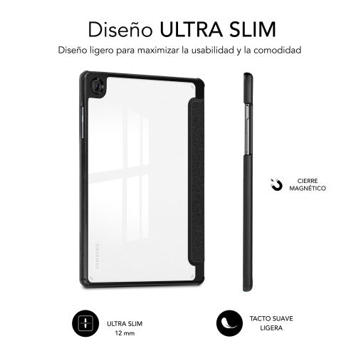 Funda Subblim Clear Shock Case para Samsung A11+/ Negra_4