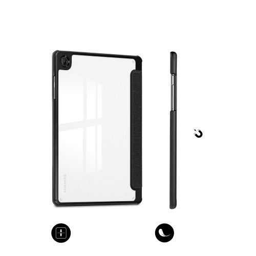 Funda Subblim Clear Shock Case para Samsung A11+/ Negra_5