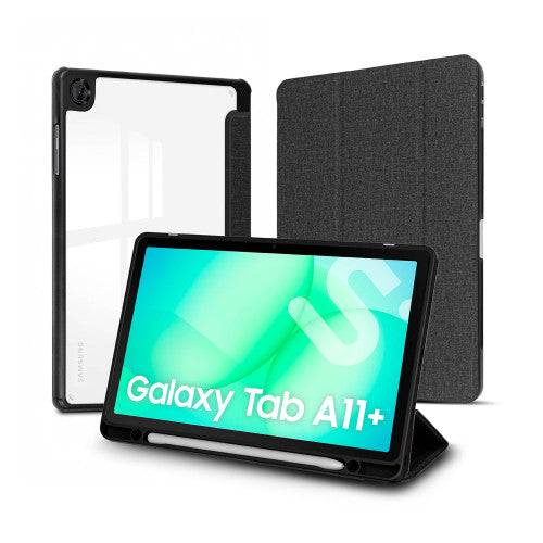Funda Subblim Clear Shock Case para Samsung A11+/ Negra_7