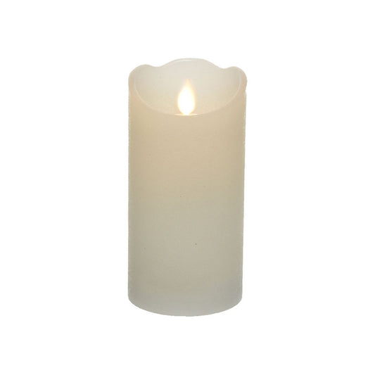 Vela de cera led branca, Ã¸7,5 x 15 cm_0