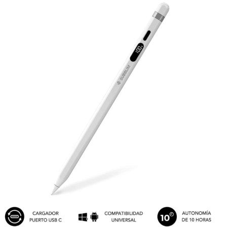 Lápiz Electrónico Subblim NoteFlow Pen para Android y Windows/ Blanco_1