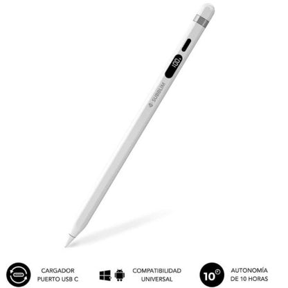 Lápiz Electrónico Subblim NoteFlow Pen para Android y Windows/ Blanco_1