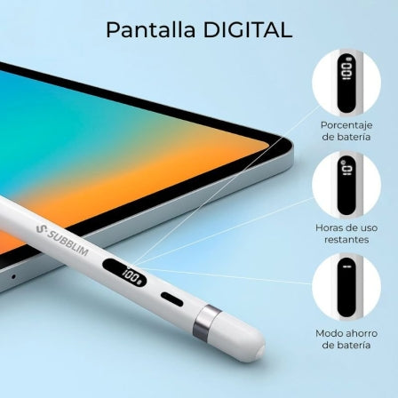 Lápiz Electrónico Subblim NoteFlow Pen para Android y Windows/ Blanco_2