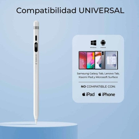Lápiz Electrónico Subblim NoteFlow Pen para Android y Windows/ Blanco_3