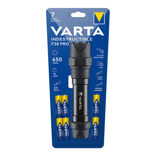 Lanterna VARTA Indestructible F30 Pro / Preto_0