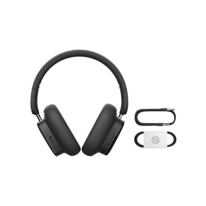 BASEUS BOWIE H1I NOISE-CANCELLATION WIRELESS HEADPHONES CLUSTER BLACK_5