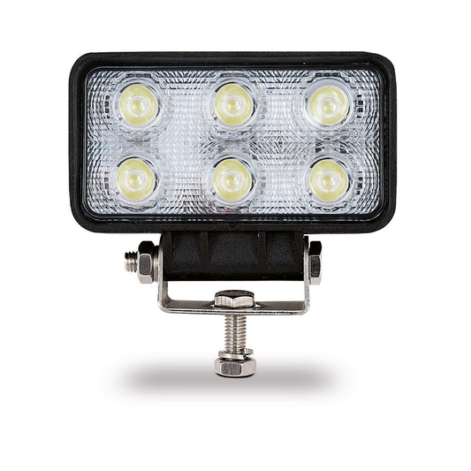 Luz de trabalho retÃ¢ngular 6 leds 18w 10-30v 1200lm goodyear_0