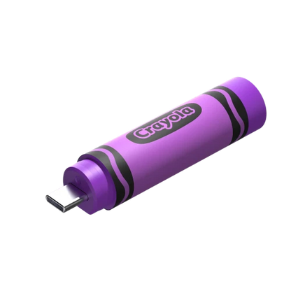 SANDISK CRAYOLA USB-C FLASH DRIVE, 128 GB, - VIVID VIOLET (PURPLE)_0