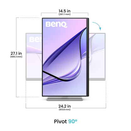 MONITOR BENQ MA270UP (9H.LP8LB.QBE) 27â 3840x2160 FHD 60HZ IPS EYE-CARE, USB-C_5