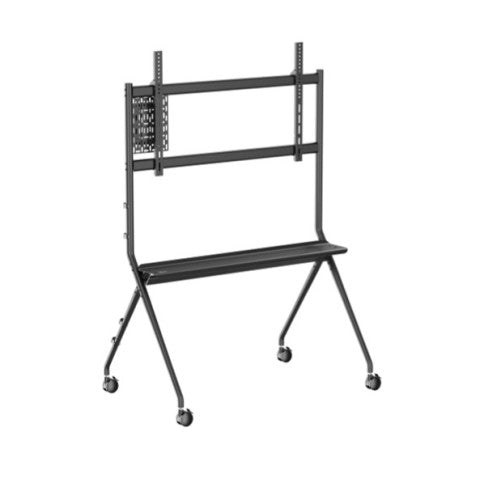 VOGELS 7410210 ESSENTIAL MEETING ROOM TROLLEY 65-98" 120 KG WITH SHELVE AND MINI PC ADAPTER VESA UP TO 1100x600_0