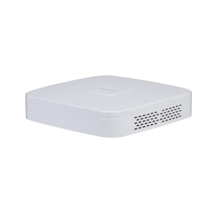 (DHI-NVR2104-P-4KS3) DAHUA GRABADOR IP 4 CANALES POE 1HDD 4K CON INTELIGENCIA ARTIFICAL SMART 1U LITE BLANCO_0