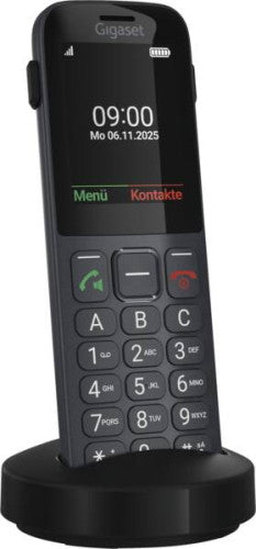 Gigaset Comfort 600 SIM 6,1 cm (2.4") 118 g Negro, Gris_3